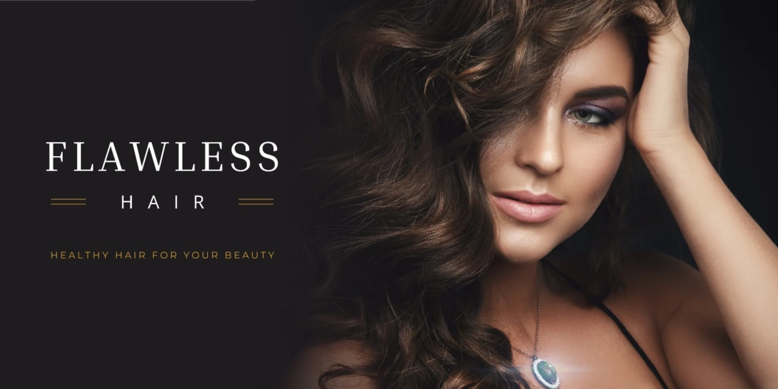 Beautiful woman with long, flawless wavy hair posing confidently – professional hair care and styling at a luxury beauty salon in Varanasi.